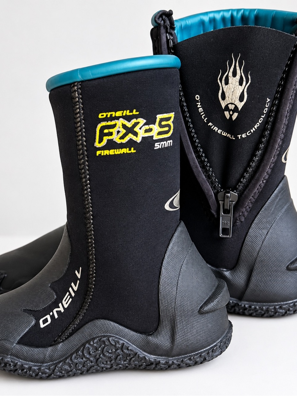 O'NEILL FX-5 Firewall 5mm Neoprene Dive / Surf / Wetsuit boots US 8 UK 7 EU 40